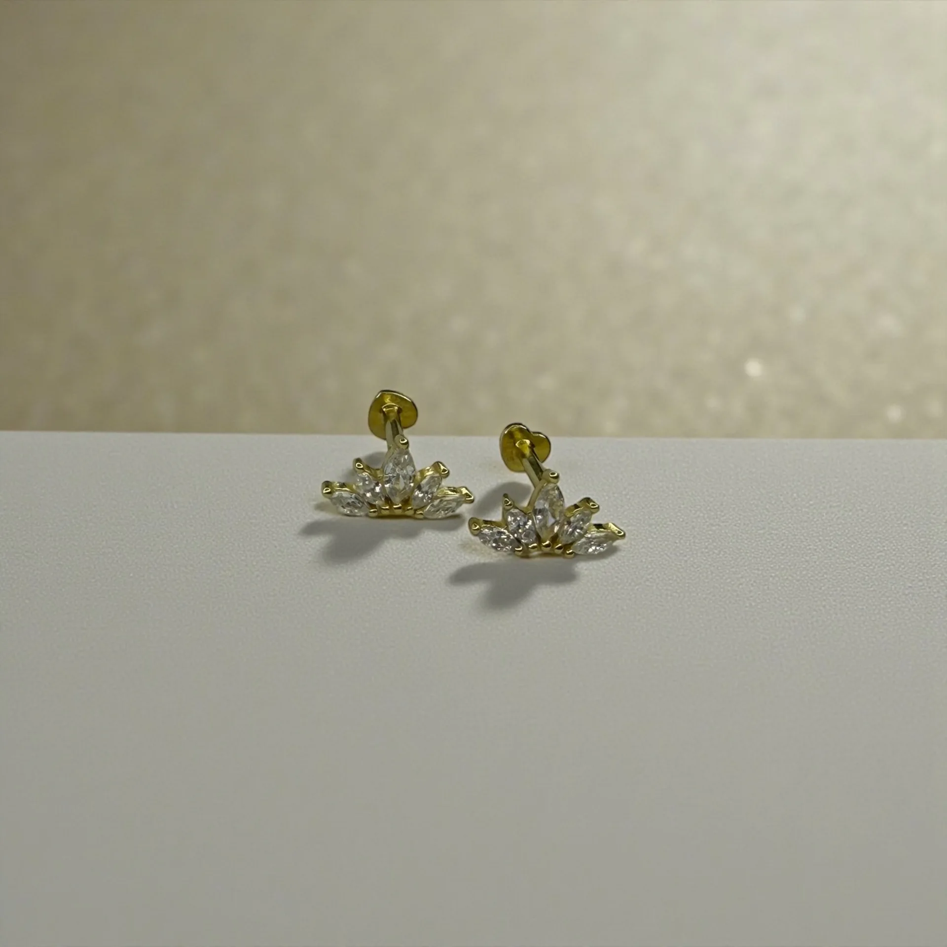 Crown Marquise Ear Stud - Image 4