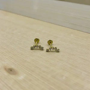 ARC Cluster Curved Ear Jewellery Golden