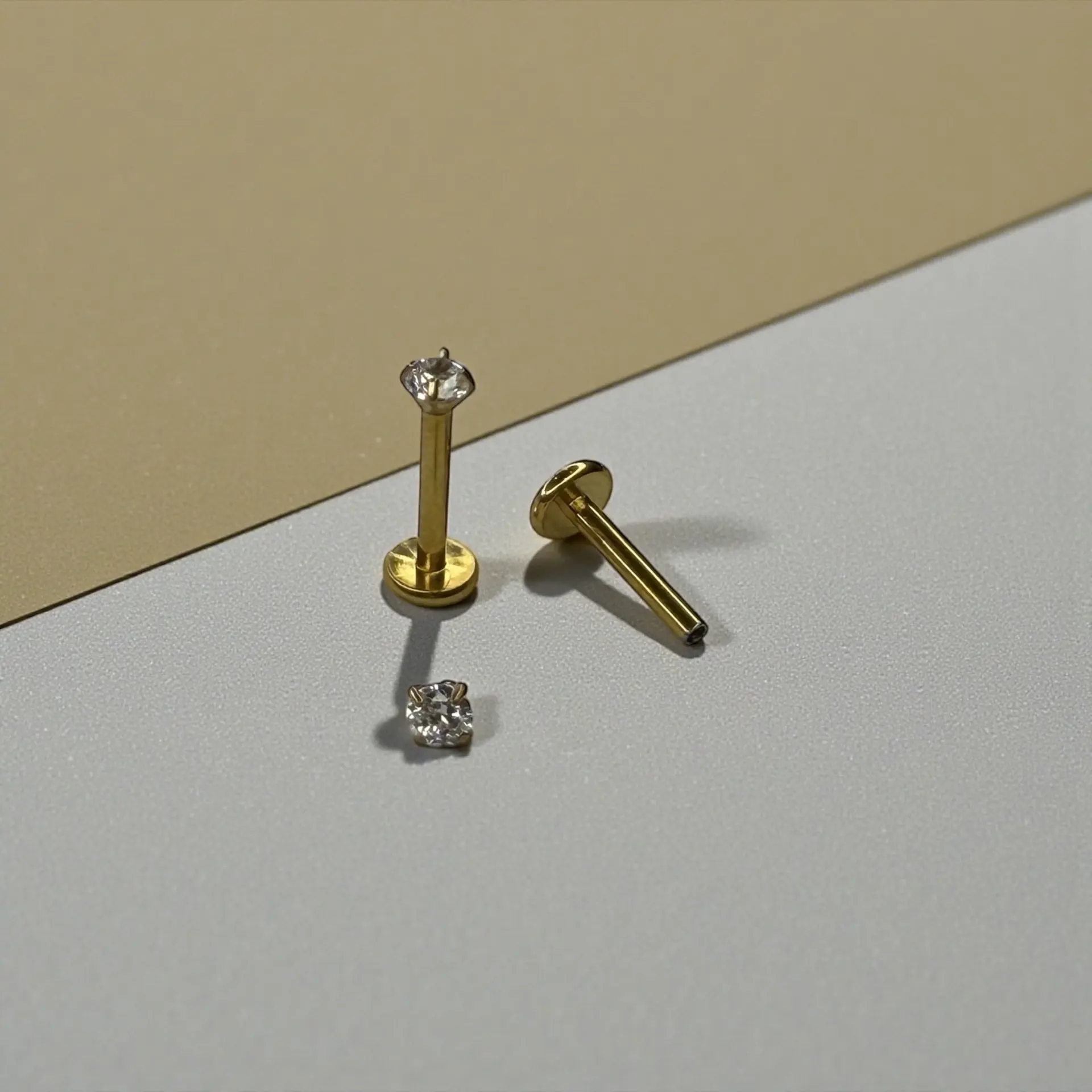 CZ Stone Labret Ear Stud - Image 14
