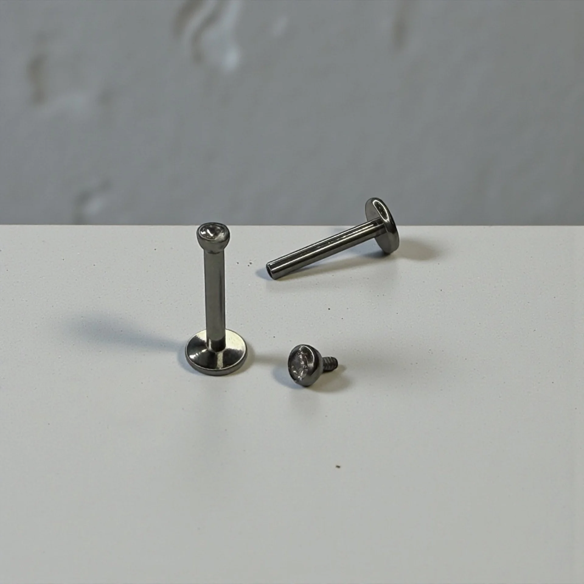 CZ Stone Labret Ear Stud - Image 5