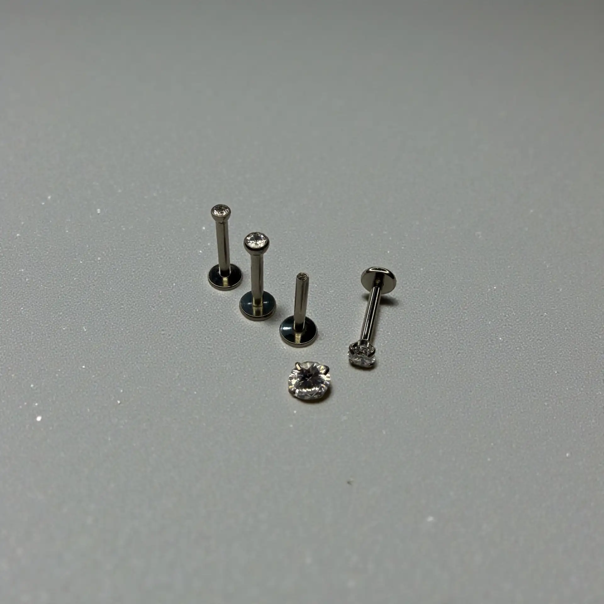 CZ Stone Labret Ear Stud - Image 7