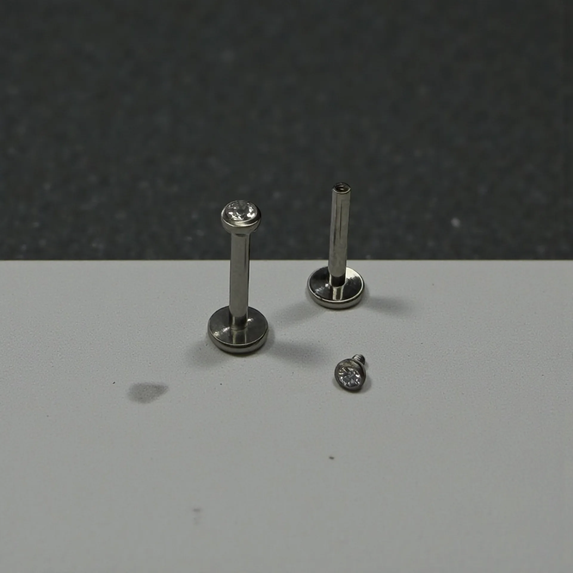 CZ Stone Labret Ear Stud - Image 8