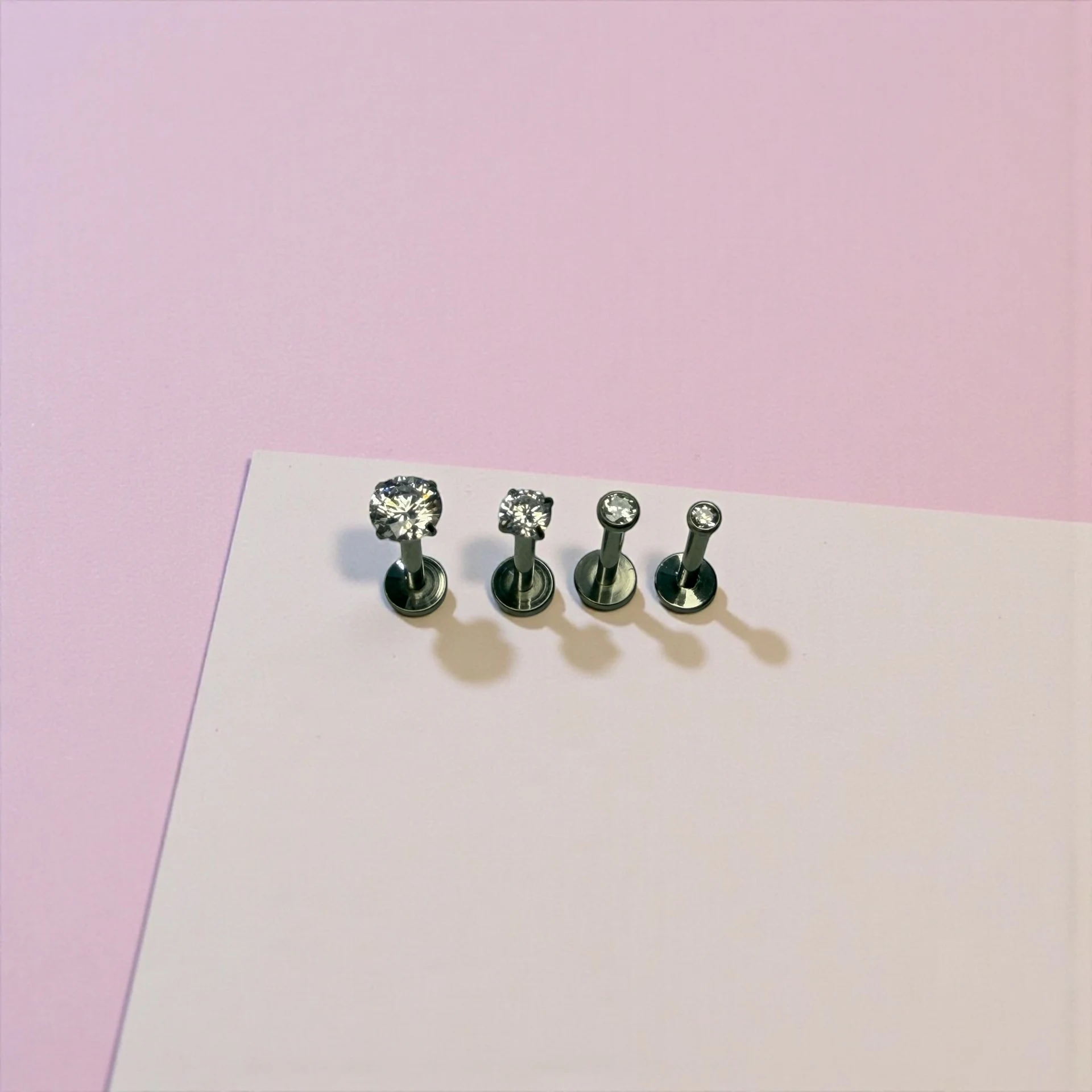 CZ Stone Labret Ear Stud - Image 9