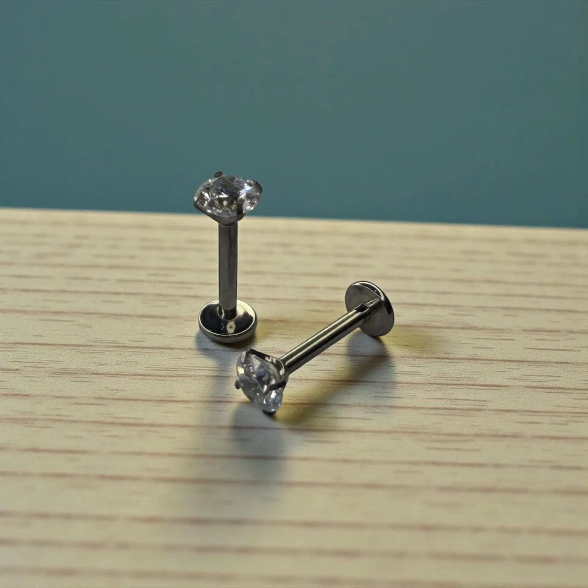 CZ Stone Labret Ear Stud - Image 11
