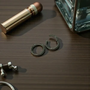 Clicker Round Nose Hoops