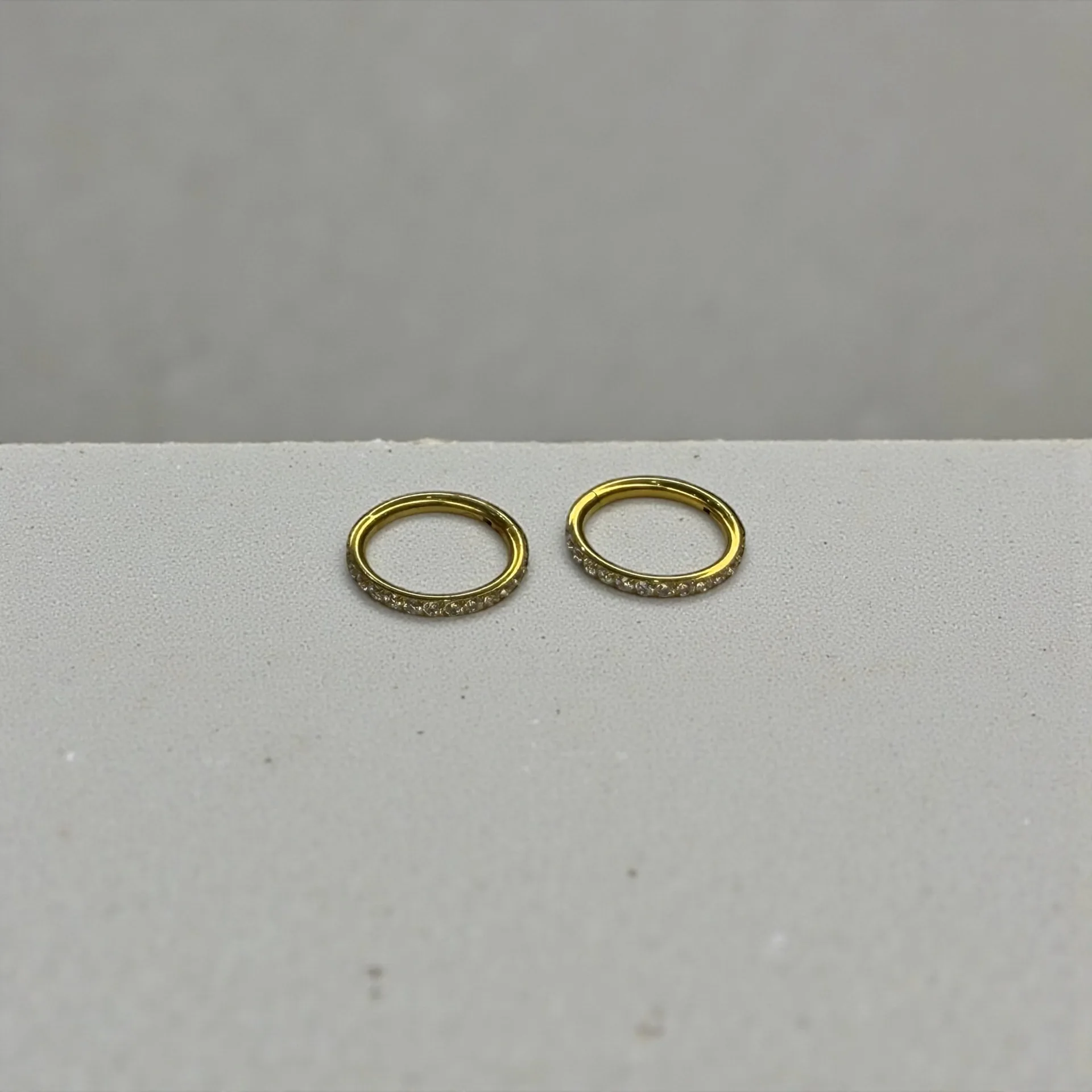 Glittering Charms Zircons Hoops Ear - Image 3