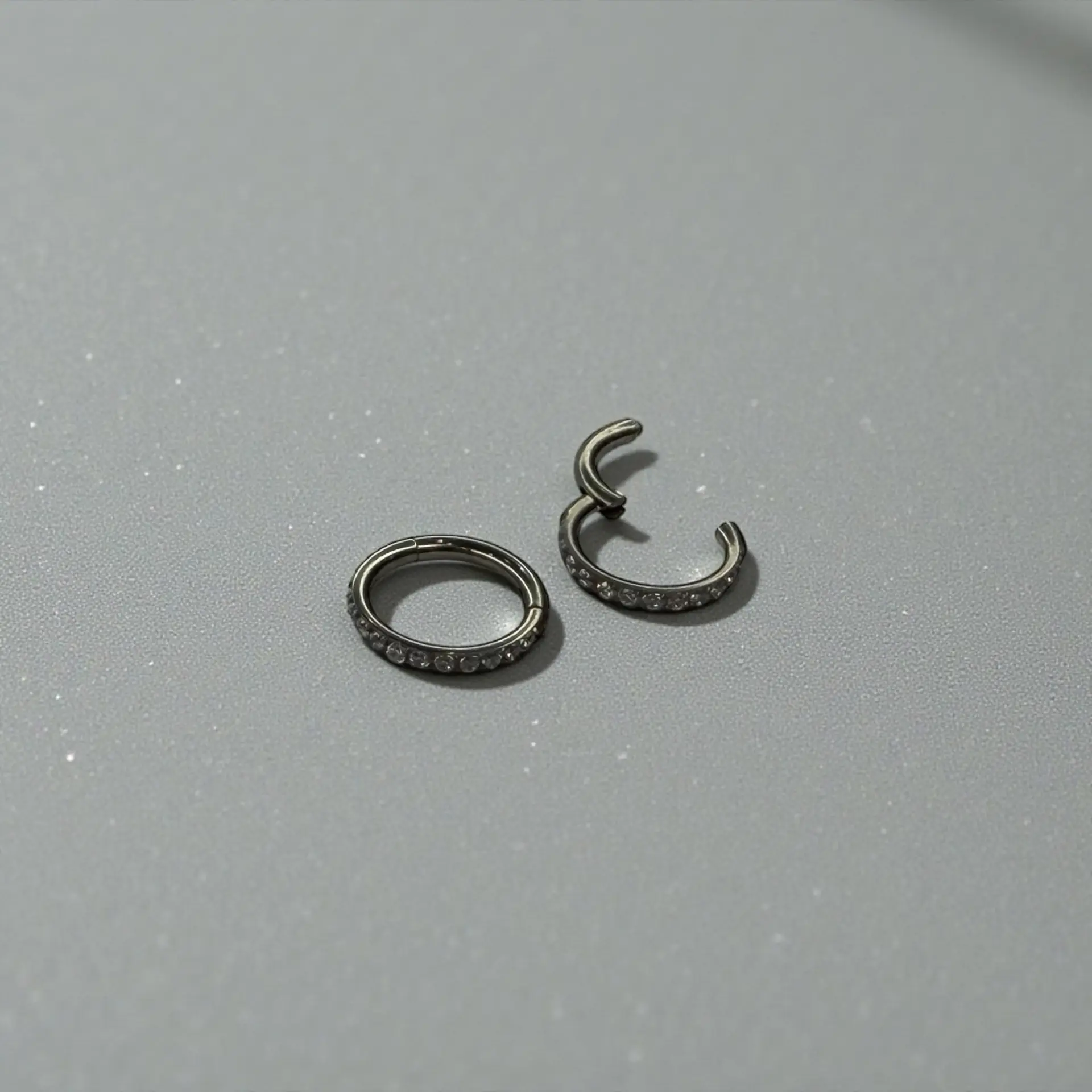 Glittering Charms Zircons Hoops Ear - Image 4