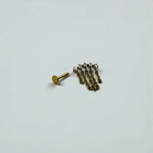 Golden Dangling Ear Marquise Ear Jewellery