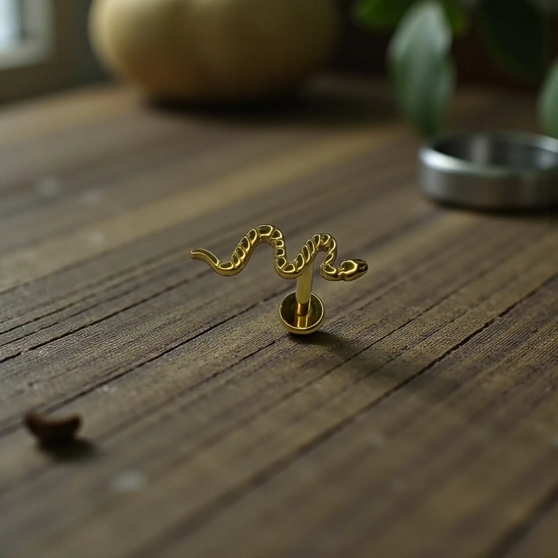 Snake Labret Ear Jewellery - Image 3