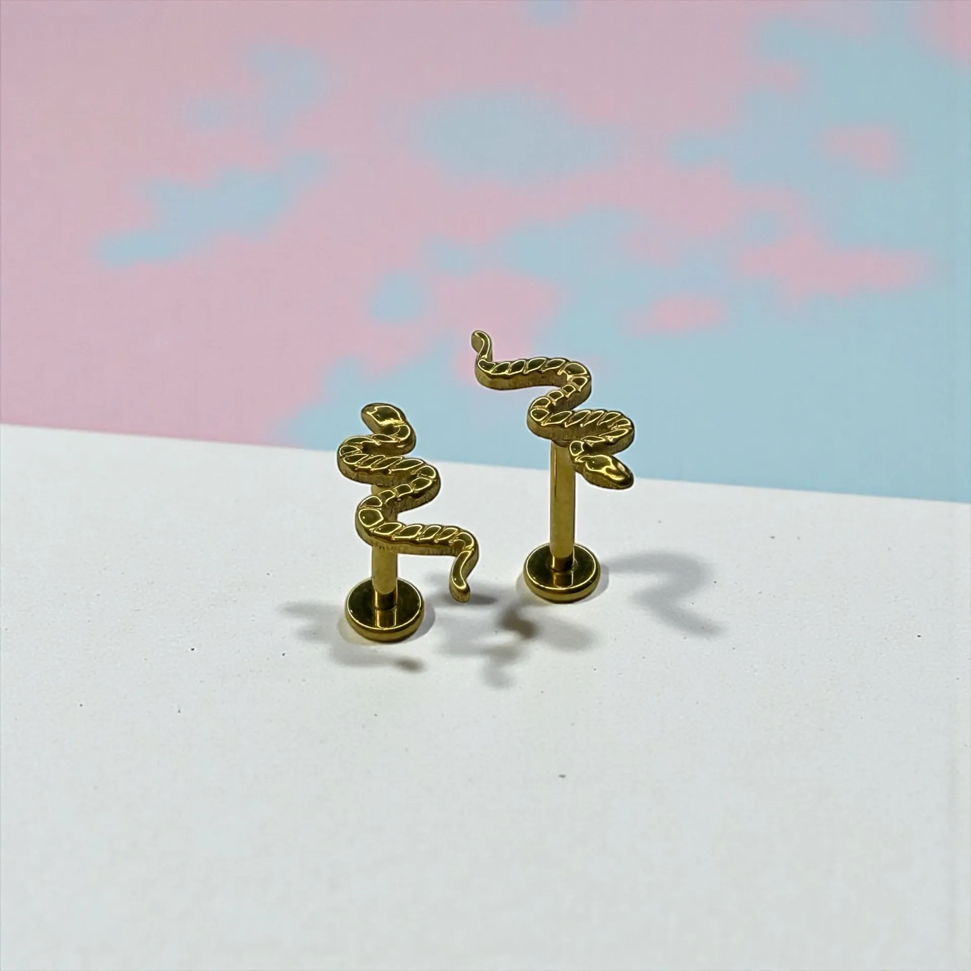 Snake Labret Ear Jewellery - Image 5