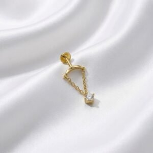 Chain Dangling Ear Stud