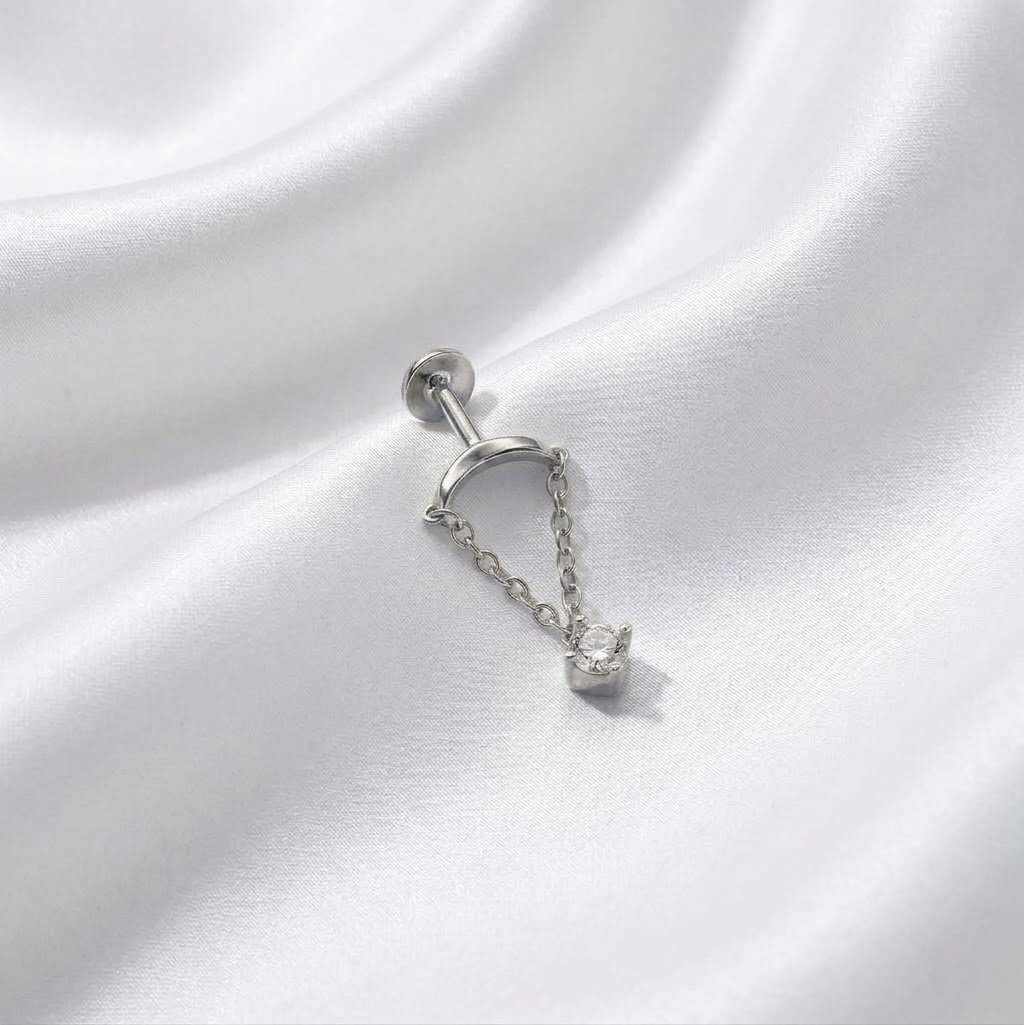 Chain Dangling Stud