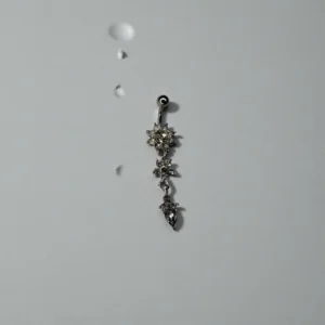 Crystal Clear Zircons Bellybutton Fashion Jewelry