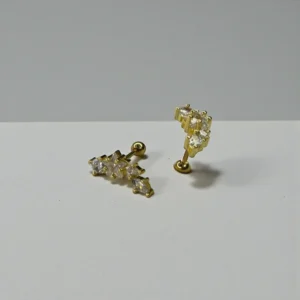 Diamond Whisper Leaf Ear Jewellery