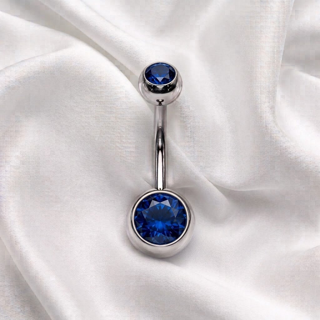 Double Ball Navel Barbell - Image 9
