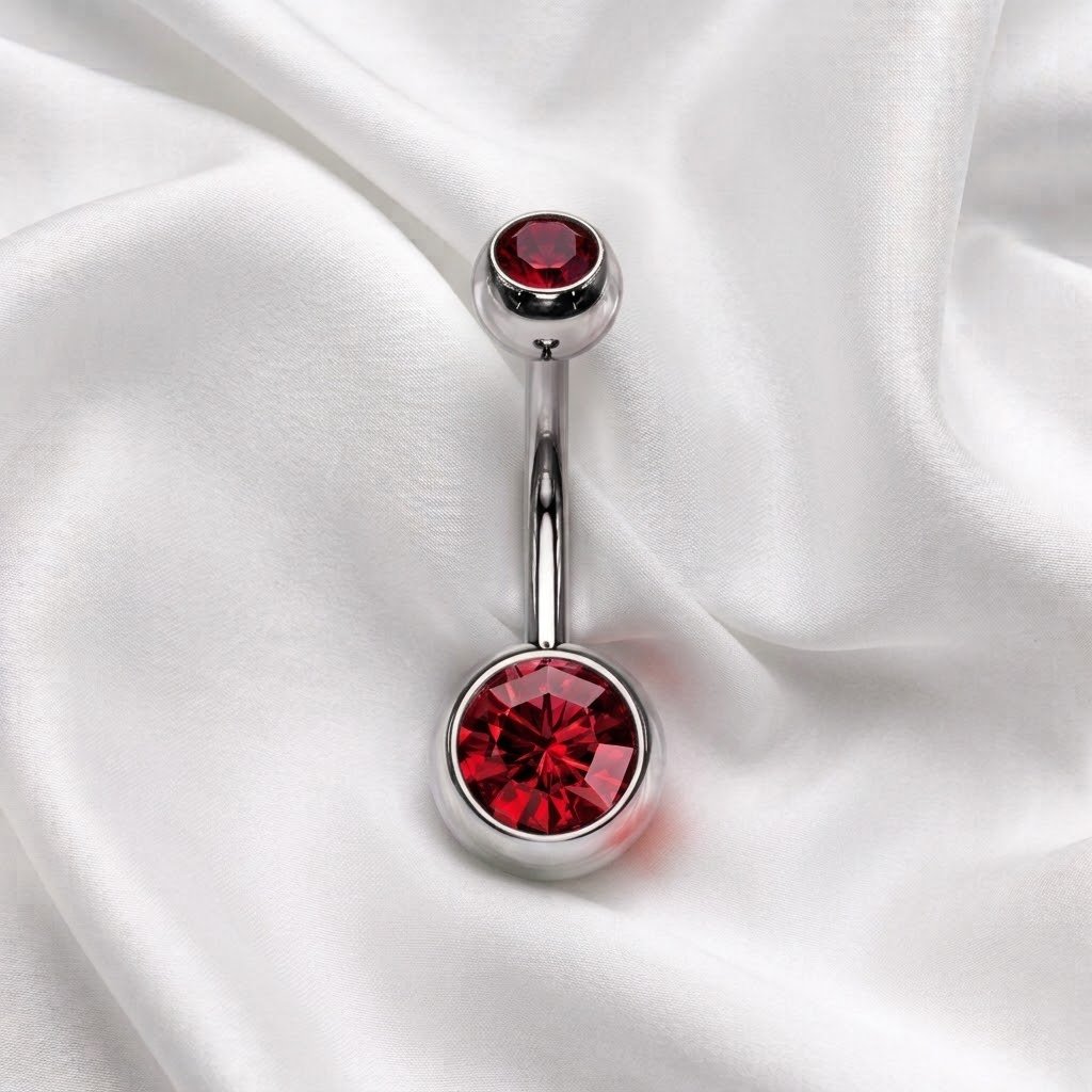Double Ball Navel Barbell - Image 11