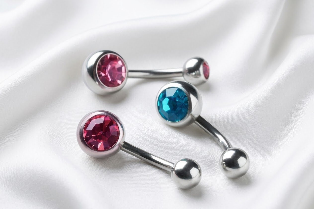 Double Ball Navel Barbell - Image 6