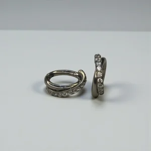 Luxury Two In One Sparking Hoops