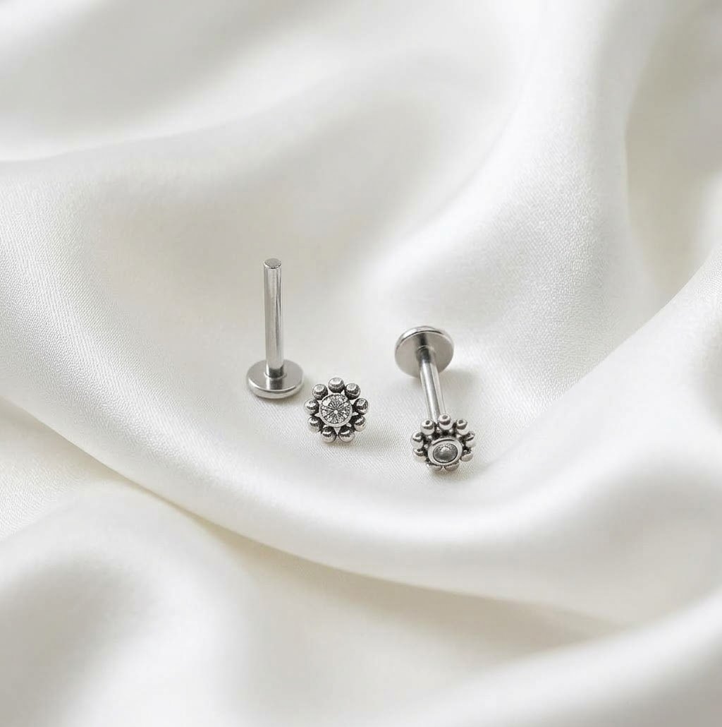Mini Beaded Ear Stud - Image 2