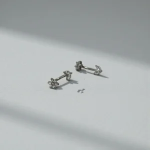 Petal Style Barbell Ear Jewellery
