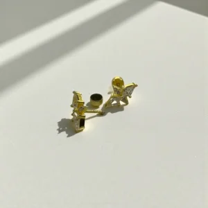 Smooth 18k Goldplated Shiny Ear Stud