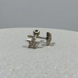Zircon Star Ear Stud