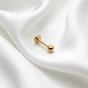 ball flat back ear stud