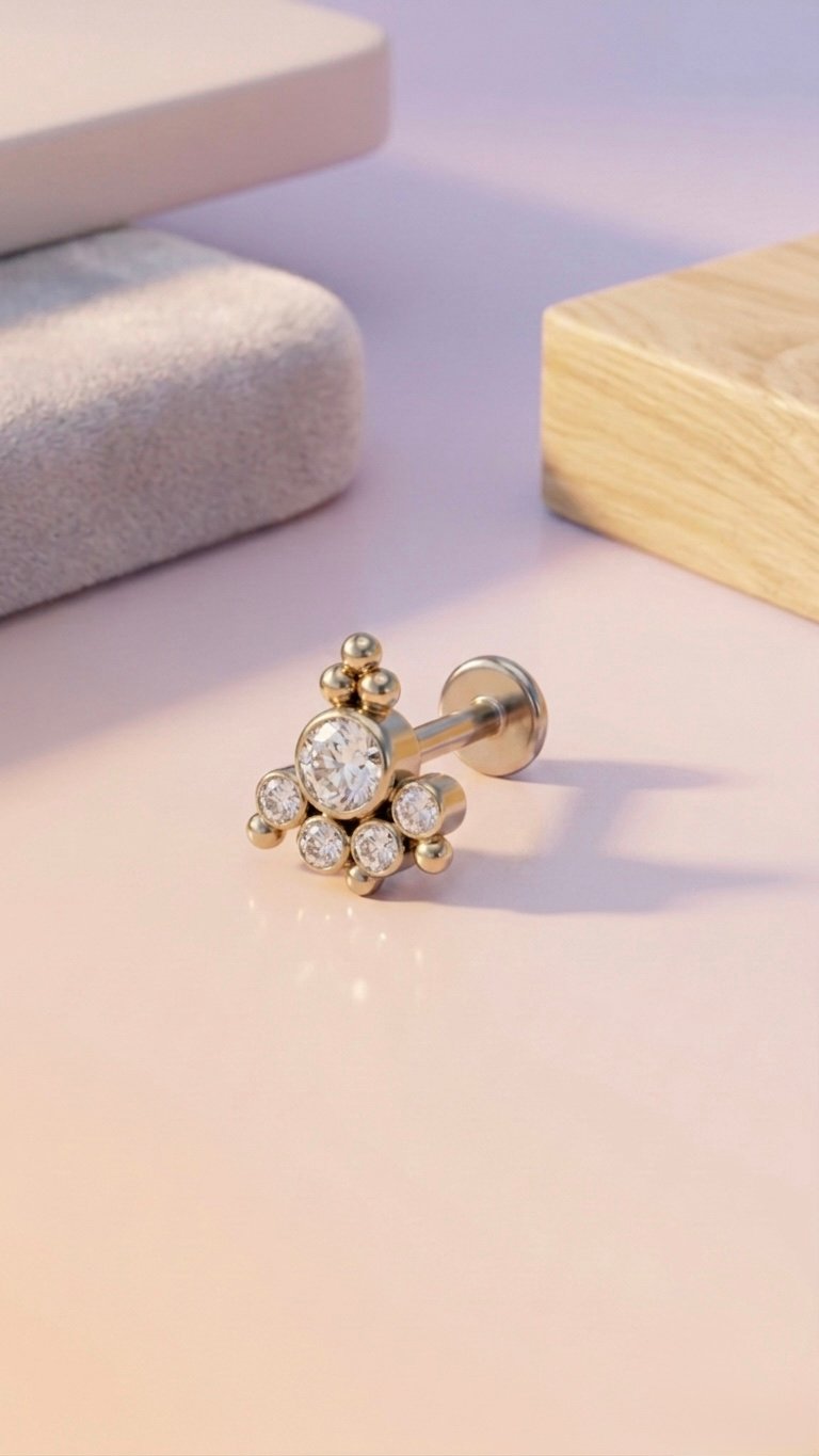 Astra Labret Ear Stud - Image 3