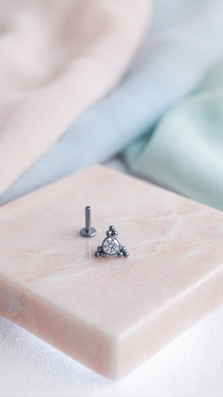 Trinity Cluster Ear Stud - Image 2
